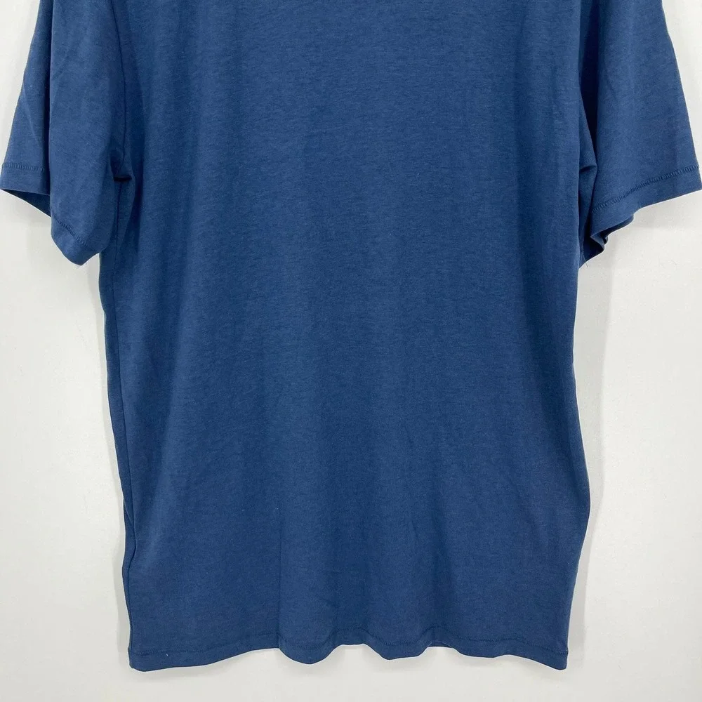 The North Face Terrain SS Henley T-Shirt Shady Blue Mens Small New NWT